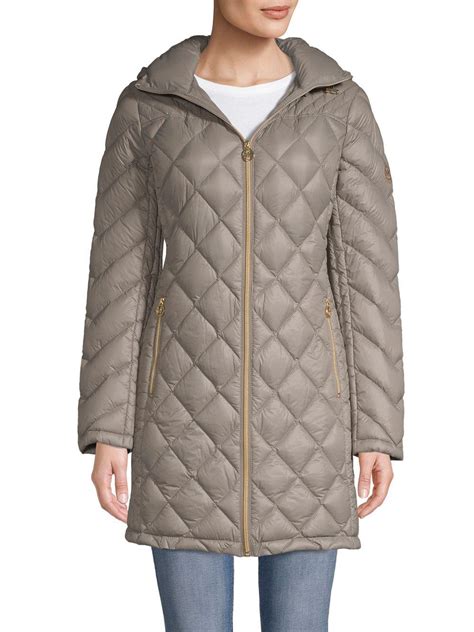 michael kors goose down coat|michael kors packable down fill.